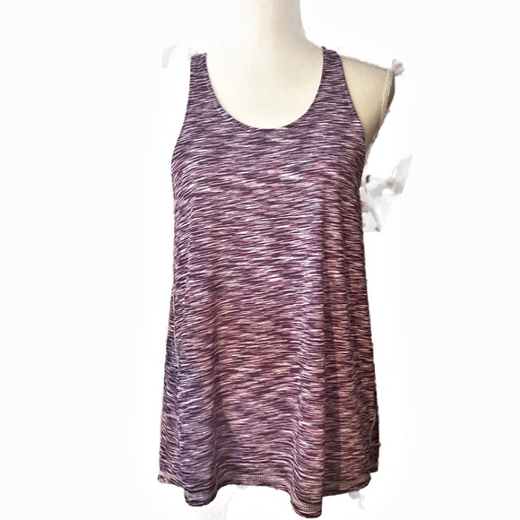 Casual Heathered Purple Tank Top - Picture 1 of 5